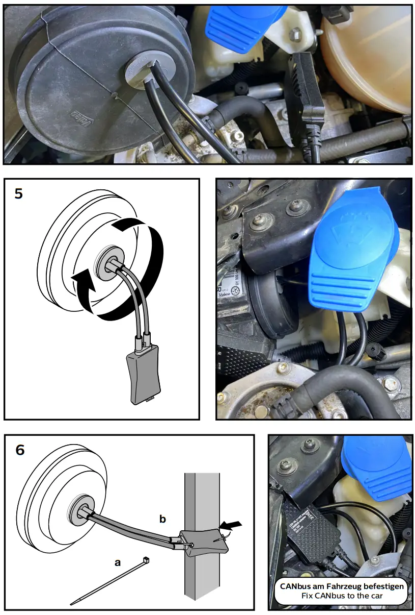 PHILIPS 18952C2 2x Canbus Adapter Modules H7 H7 Headlight Kit - fig 1