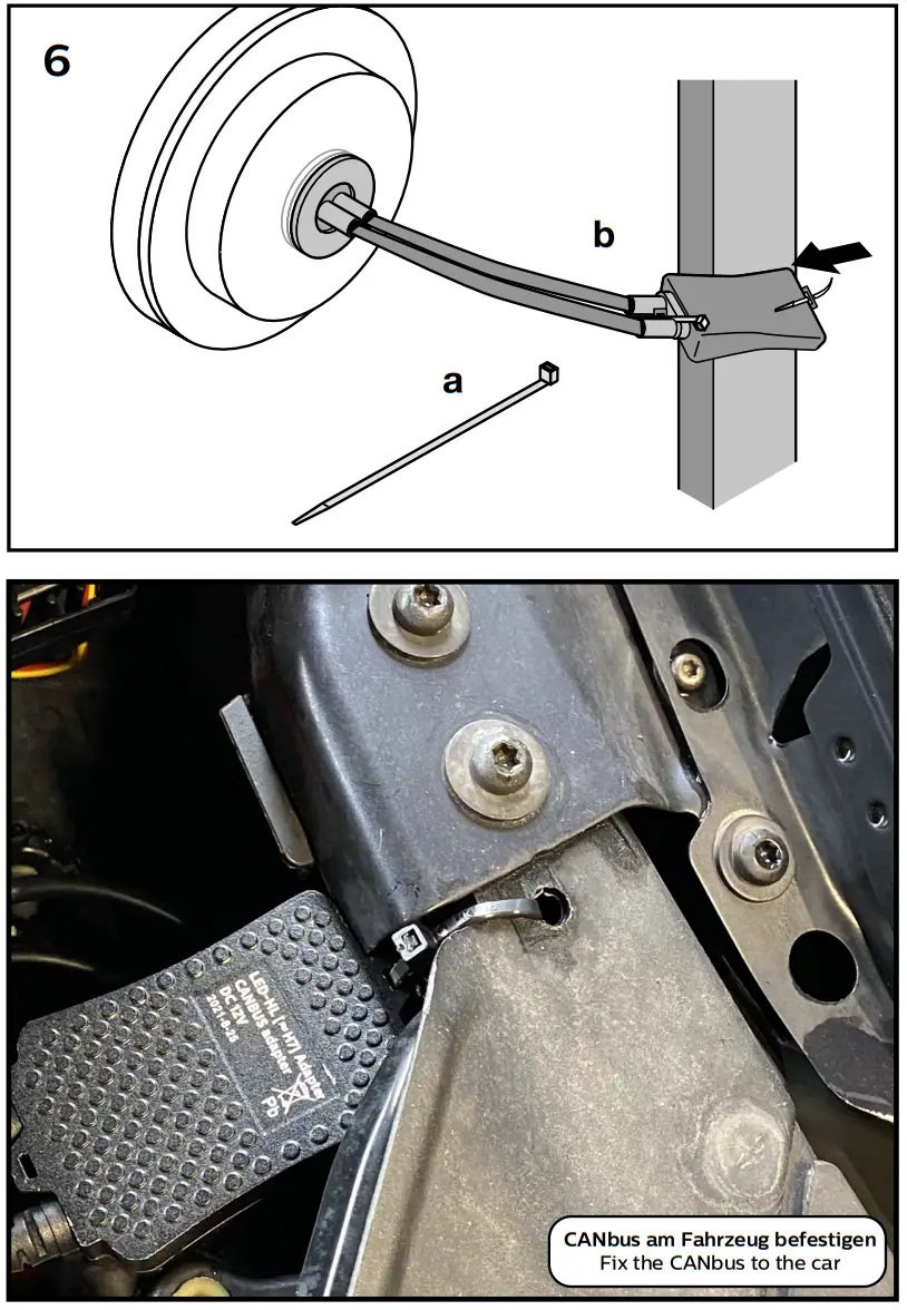 PHILIPS 18952C2 2x Canbus Adapter Modules H7 H7 Headlight Kit - fig 3