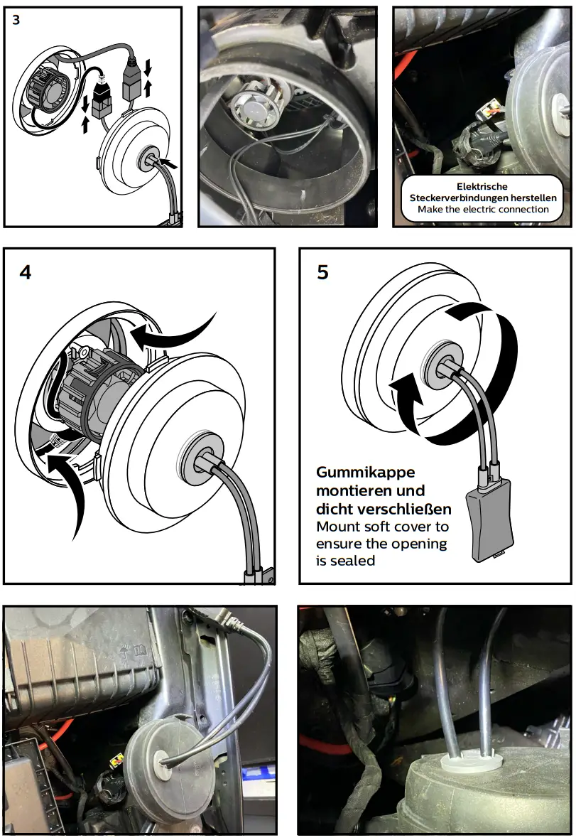 PHILIPS 18952C2 2x Canbus Adapter Modules H7 H7 Headlight Kit - fig 4