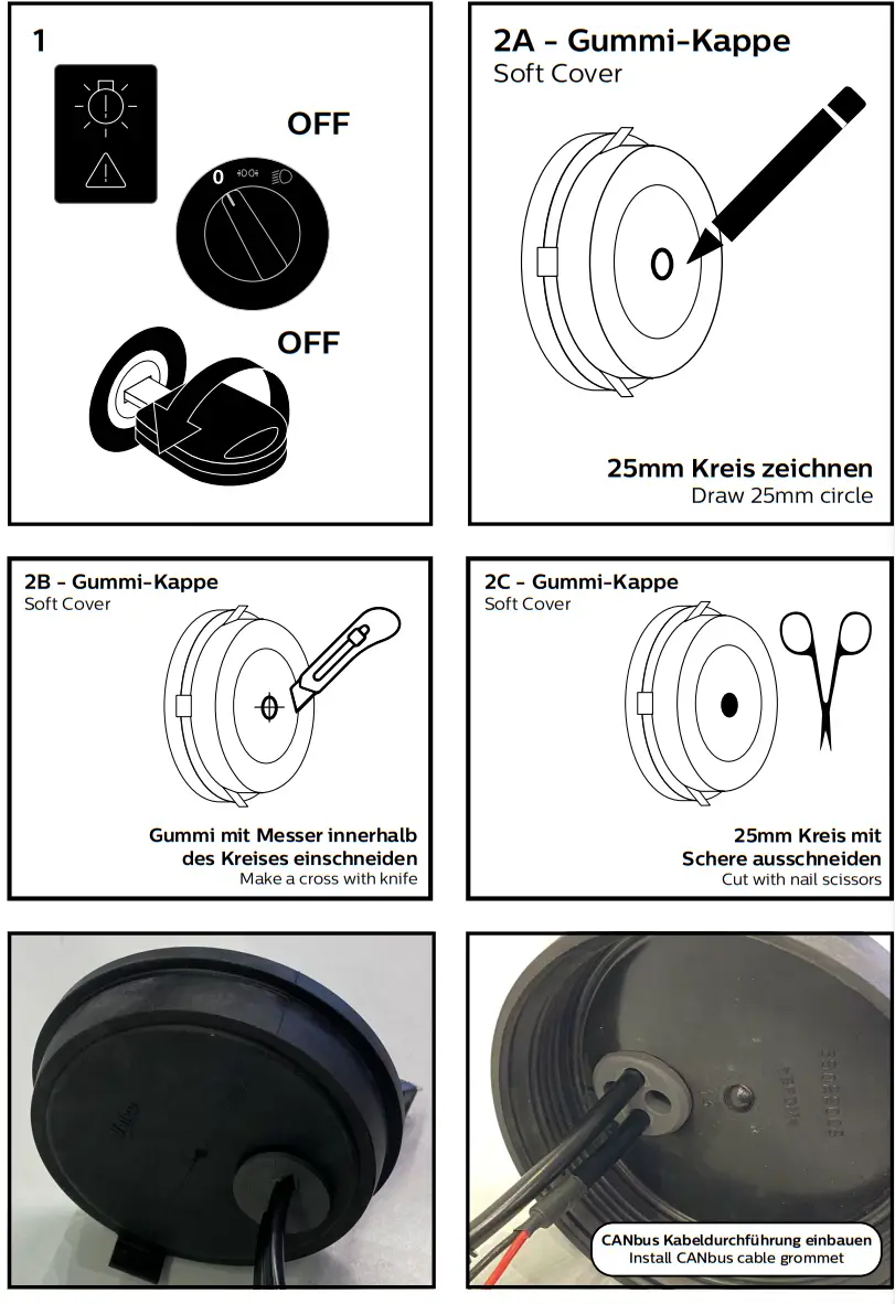 PHILIPS 18952C2 2x Canbus Adapter Modules H7 H7 Headlight Kit - fig 5