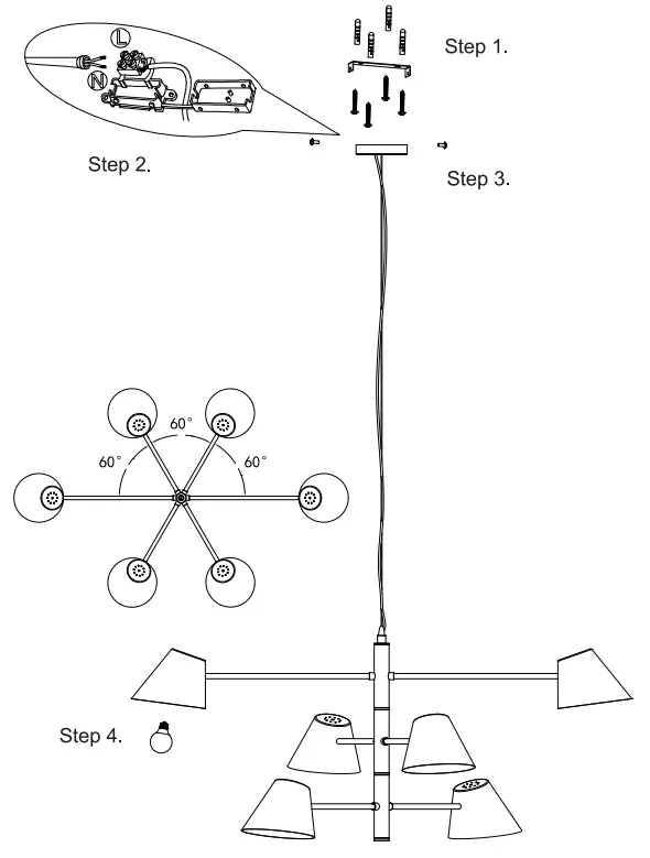 NOVA LIFE 53216-006-71 Interior Pendant - Fig4