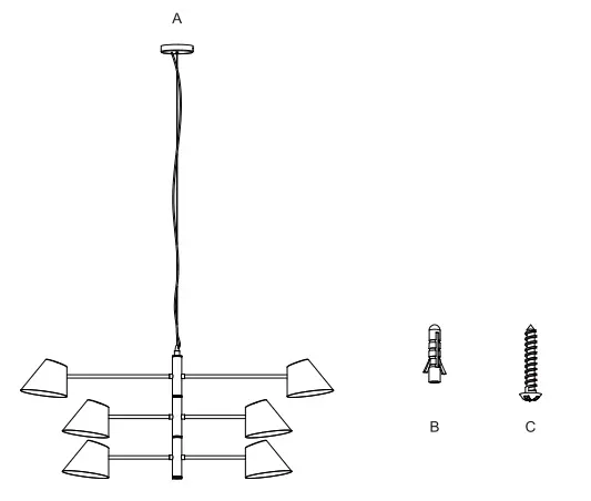 NOVA LIFE 53216-006-71 Interior Pendant - Fig5