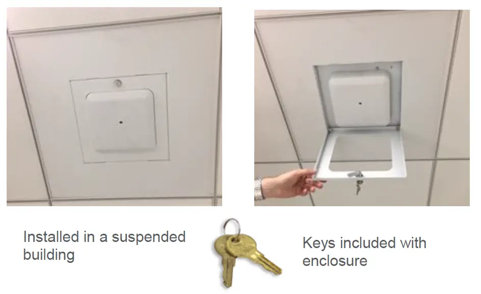 ventev TW-CTEN-2X2-3802U Wi-Fi Ceiling Tile Enclosure 1