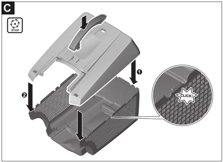 BOSCH 06008B9A01 Cordless Lawnmower CityMower- C