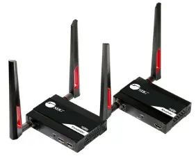 SIIG 04-1368B Full HD Wireless HDMI Extender with Loopout and IR Kit