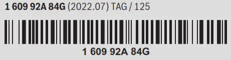 BOSCH PMF 250 CES Starlock Multi Tool - Ber code