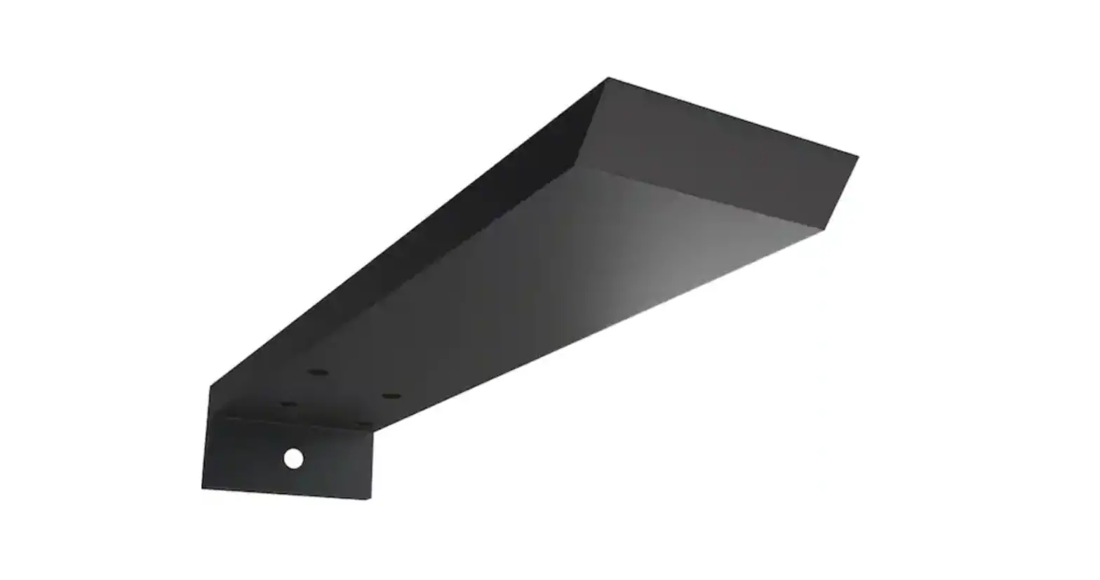 Ekena Millwork Bktm02x10x01hfpbl 2-1/2 In. X 10 In. X 1 1/2 In. Hidden Floating Steel Powder Coated Black Instructions