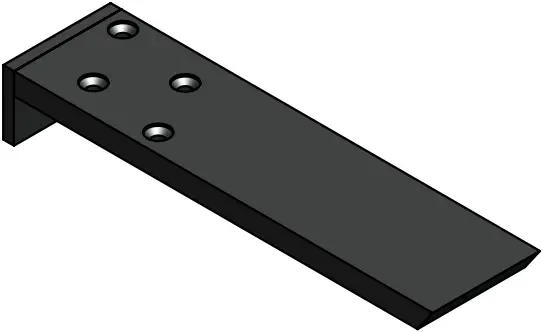 EKENA MILLWORK BKTM02X10X01HFPBL C