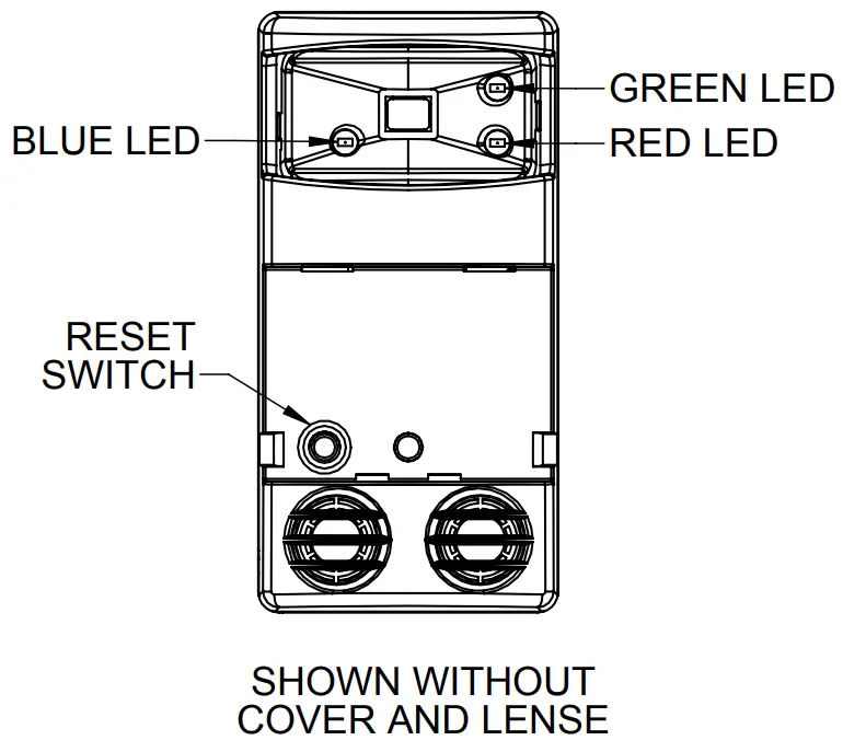 ARISTA ALC DT BT WH Dual Tech In Wall Occ Vac Sensor - DIAGRAM 1