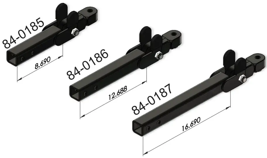 BLUE OX BX7420 Avail Tow Bar - Receivers 1