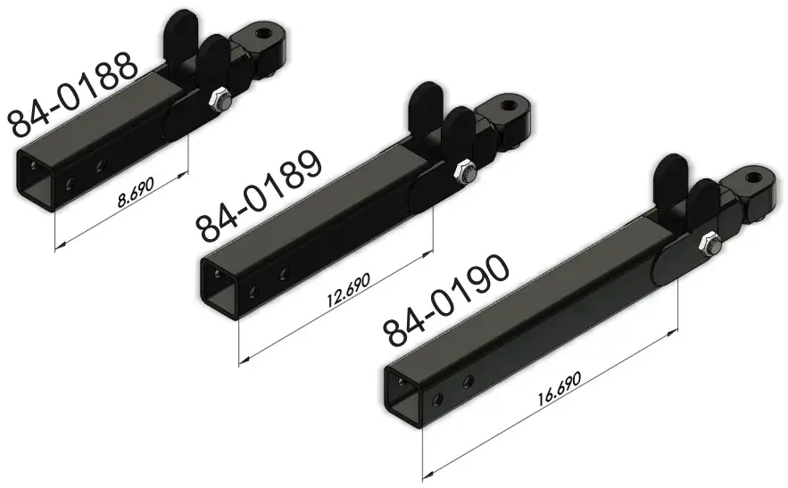 BLUE OX BX7420 Avail Tow Bar - Receivers 2