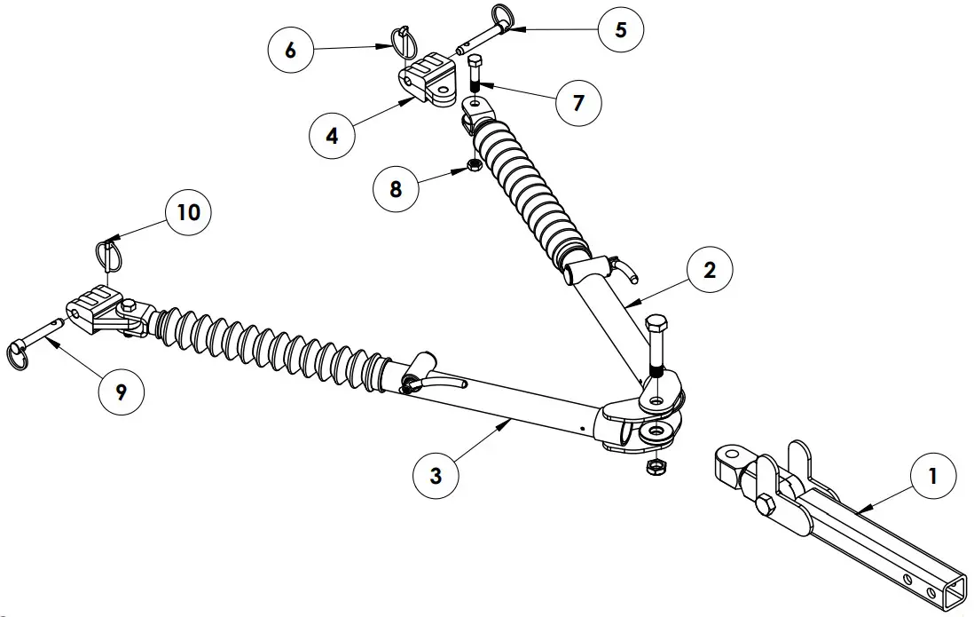BLUE OX BX7420 Avail Tow Bar - Replacement Parts