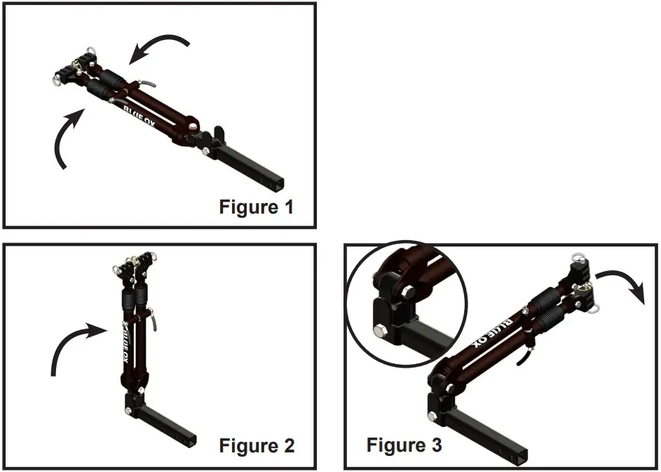 BLUE OX BX7420 Avail Tow Bar - Storage Position