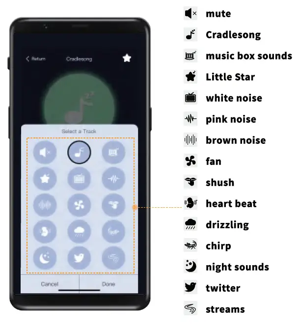 Guangzhou Tuoke Commerce Trade WH-H03 Kids Dream Night Light 12