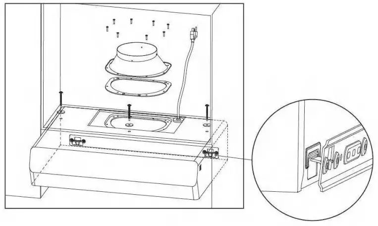 FOTILE UQS3001, UQG3002 Pixie Air Series Range Hood fig 15