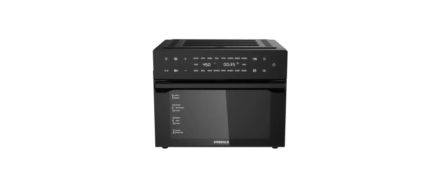 Emerald M-air-1981 32 Qt. Black Digital Air Fryer Oven User Manual