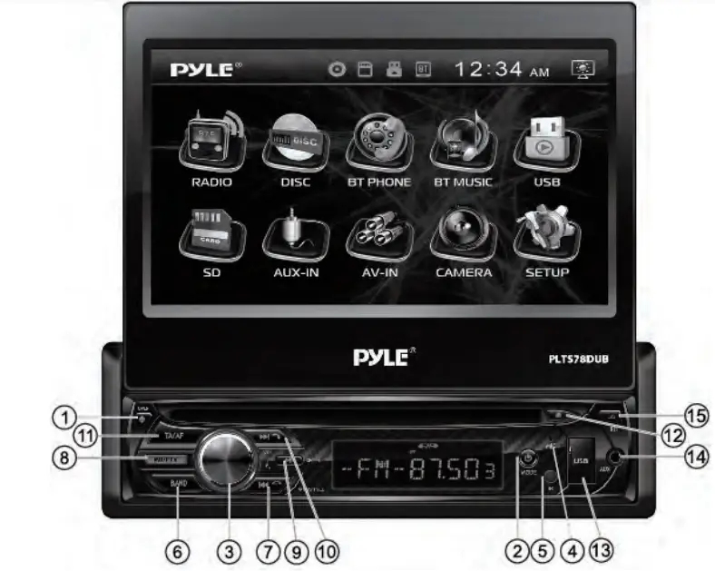 Car Stereo Video Receiver-5