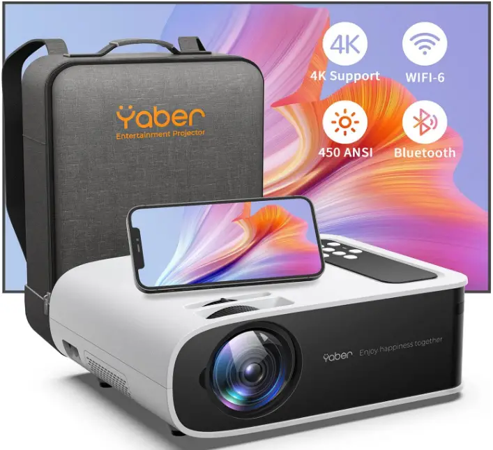 YABER-Pro-V8-Smart-Projector