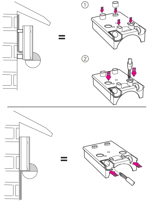 merten ARGUS 220 Motion Detector - Feeding