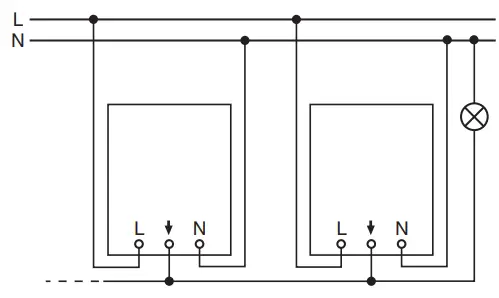 merten ARGUS 220 Motion Detector - connected in parallel