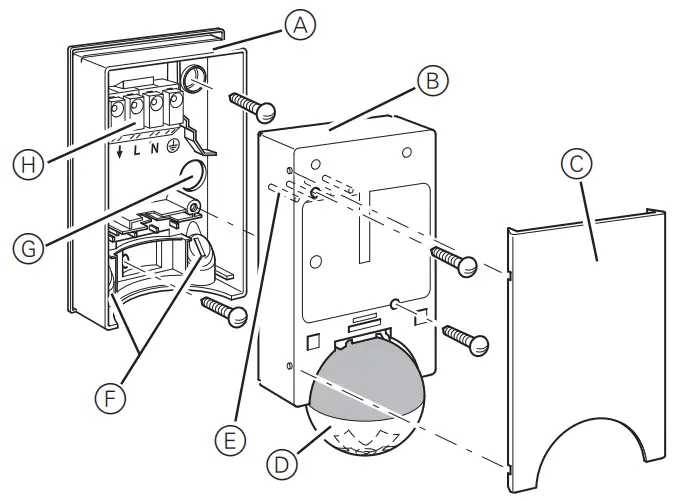 merten ARGUS 220 Motion Detector - displays and operating