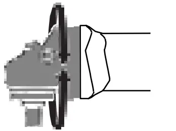 BOSCH 9-115 Cordless Angle Grinder Mounting and Operation