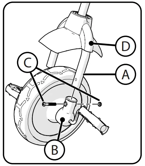HUFFY n 2 Balance Bike - Assemble the Fork