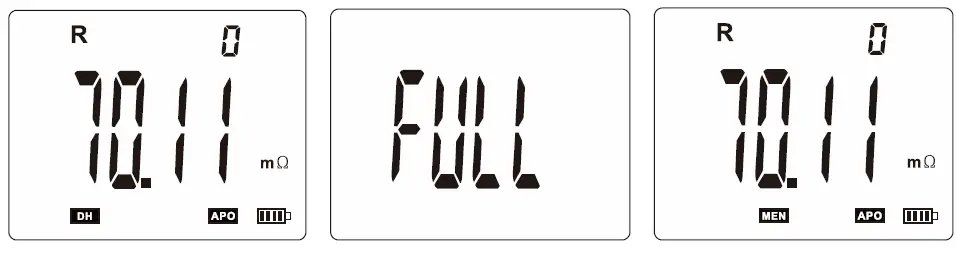 UNI-T-UT620C-Digital-Micro-Ohm-Meter-Instruction-FIG-11