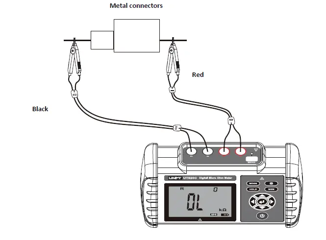UNI-T-UT620C-Digital-Micro-Ohm-Meter-Instruction-FIG-6