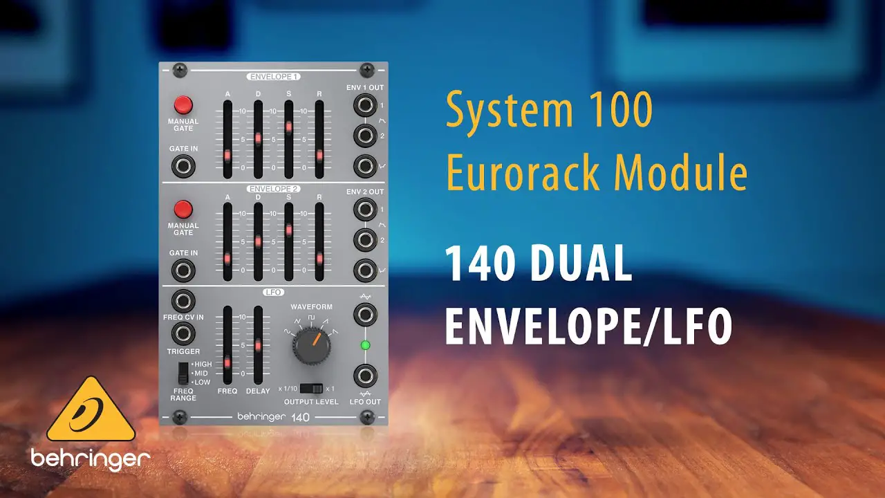 Behringer 140 Dual Envelope/ Lfo Legendary Analog Dual Envelope/lfo Module For Eurorack User Guide Behringer 140 Dual Envelope/ Lfo Legendary Analog Dual Envelope/lfo Module For Eurorack User Guide