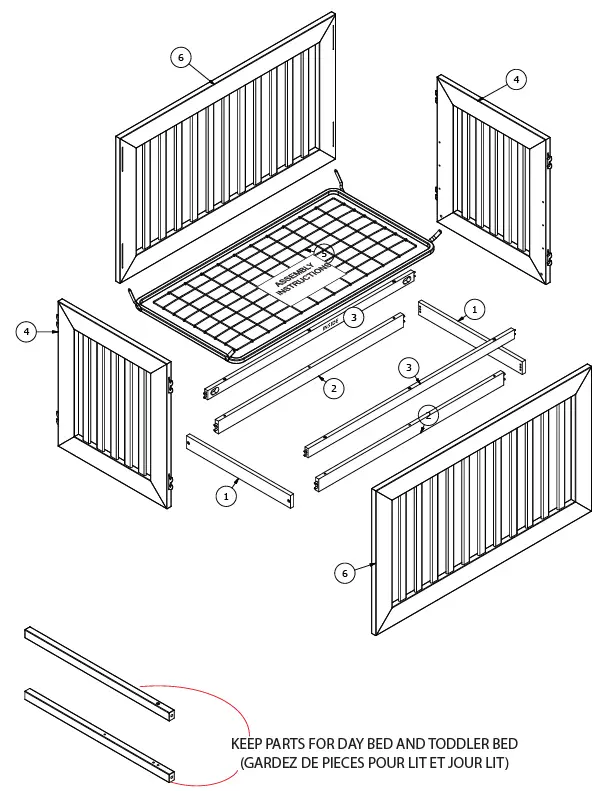 evolur Maddox Modern Crib 1