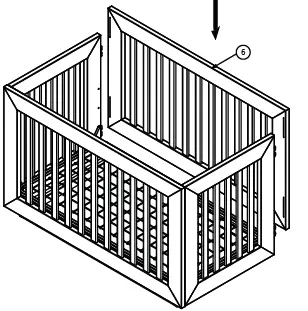 evolur Maddox Modern Crib 8