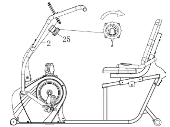 SUNNY HEALTH FITNESS SF-RB4936 Cross Trainer Magnetic Recumbent Bike with Arm Exercisers - Fig 16