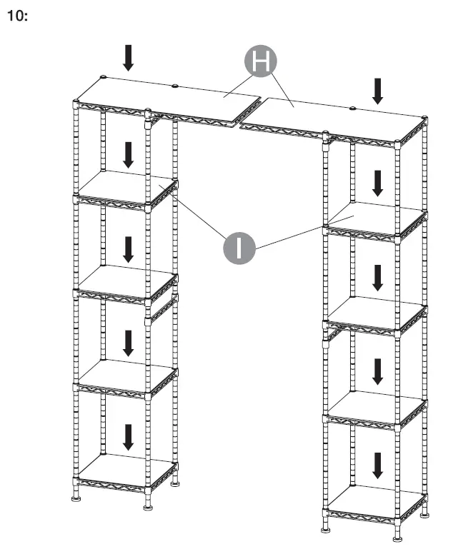 amazon basics B0798DTVL8 Expandable Metal Organizer 11