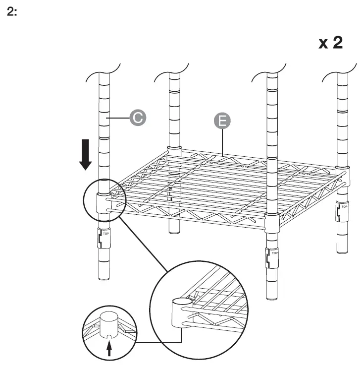 amazon basics B0798DTVL8 Expandable Metal Organizer 3