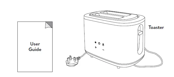George-home-GDT101B-22 Digital-Controlled-Toaster-User-Guide-FIG-1