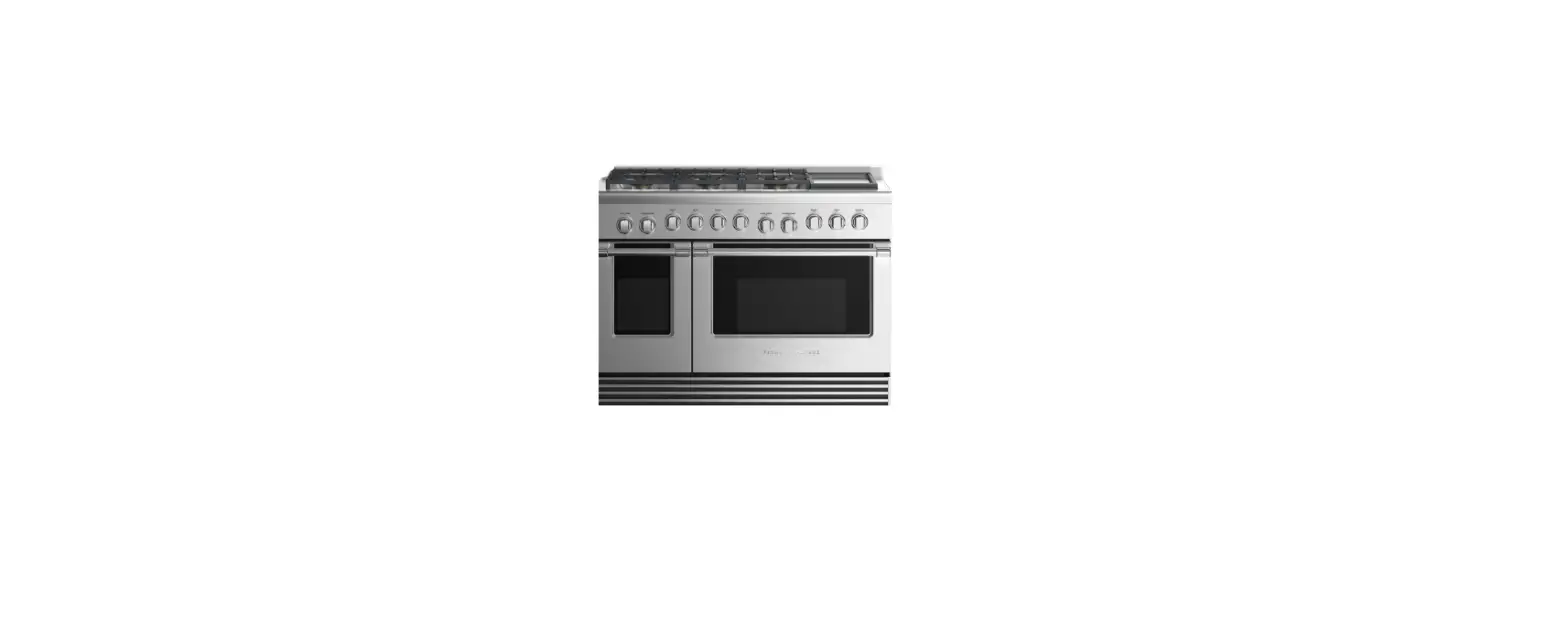 Fisher Paykel Rgv2-486gd-l_n Gas Range 48 Inch, 6 Burners With Griddle, Lpg User Guide