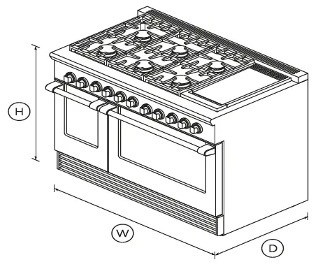 FISHER-PAYKEL-RGV2-486GD-L-N-Gas-Range-48-Inch-6-Burners-with-Griddle-LPG-FIG-1