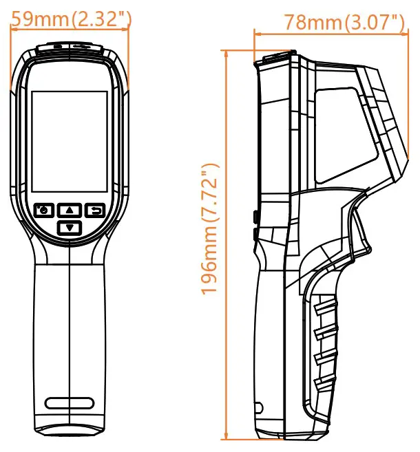 SEFRAM9832 Handheld Thermography Camera - Fig2