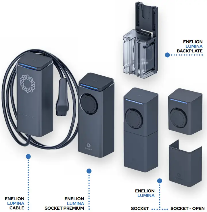 enelion Lumina AC Charging Station Smart EV Charging - Figure 1