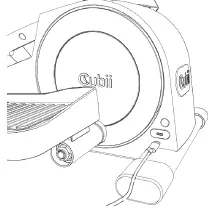 Cubii F4B2AQU JR2+ Compact Seated Elliptical Machine 12