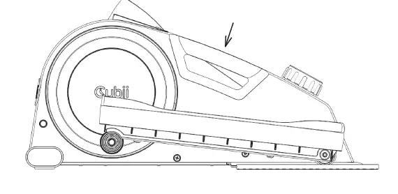 Cubii F4B2AQU JR2+ Compact Seated Elliptical Machine 16
