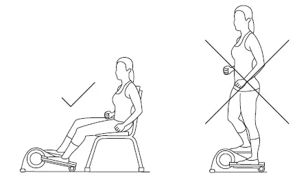 Cubii F4B2AQU JR2+ Compact Seated Elliptical Machine 17