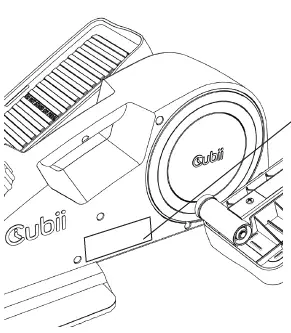 Cubii F4B2AQU JR2+ Compact Seated Elliptical Machine 2