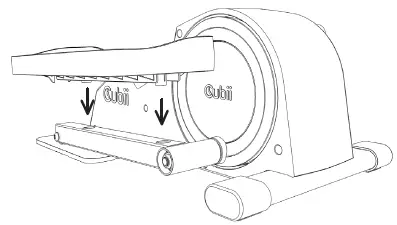Cubii F4B2AQU JR2+ Compact Seated Elliptical Machine 4