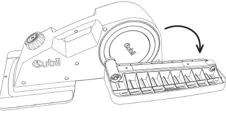 Cubii F4B2AQU JR2+ Compact Seated Elliptical Machine 5
