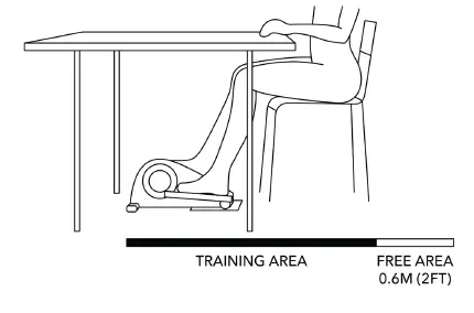 Cubii F4B2AQU JR2+ Compact Seated Elliptical Machine 8