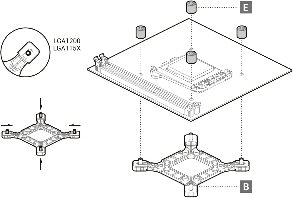 DEEPCOOL AG400 Series Single Tower CPU Cooler B01