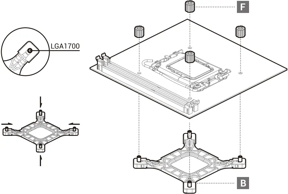DEEPCOOL AG400 Series Single Tower CPU Cooler B06