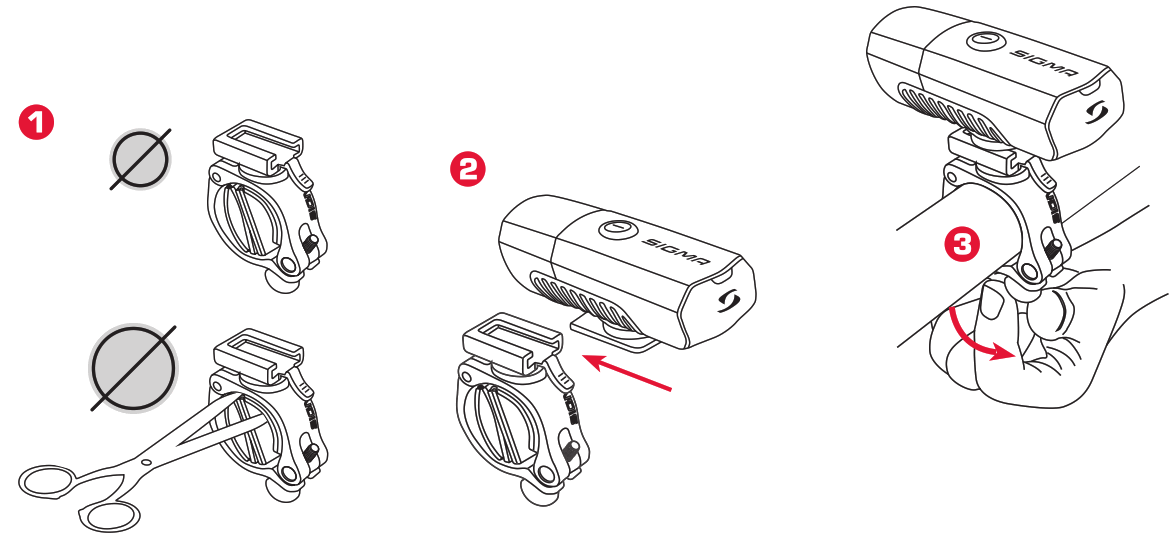 SIGMA Buster 300 Bicycle Lighting LED Lumen - 2